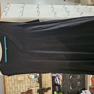 Black V-Neck Dress
